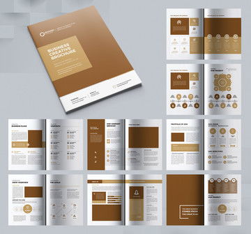 企业画册设计模板 提升市场营销策划的视觉影响力